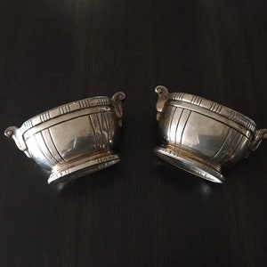 French Art Deco table salts