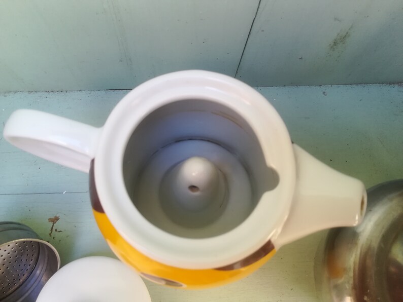 Early ANCAP stovetop moka pot probably 60s very decorative coffeemaker,made in Italy