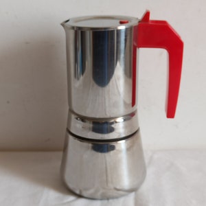 Bialetti, vintage Italian espresso maker, Italian stovetop moka pot, 4 small espresso cups