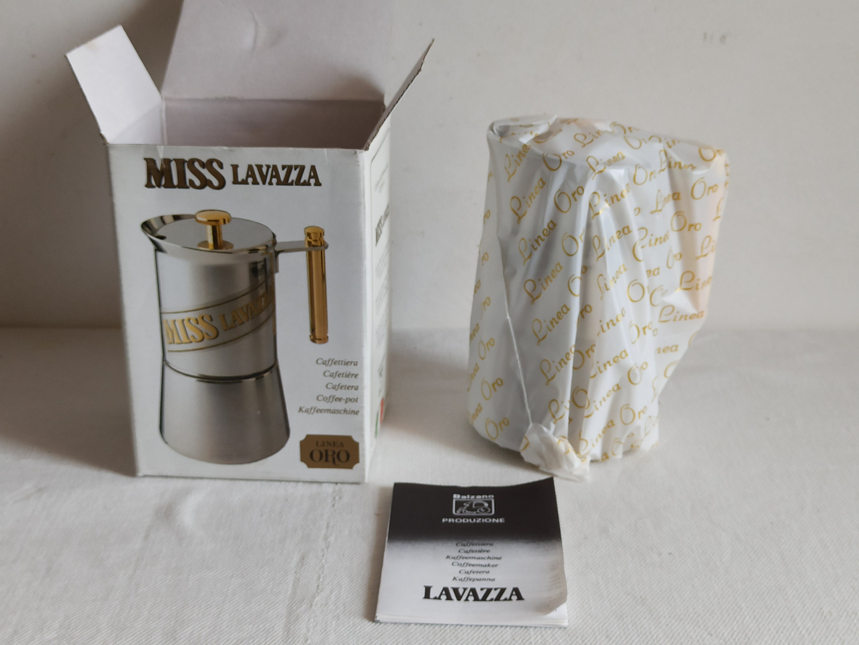 MISS LAVAZZA LINEA ORO直火式 エスプレッソメーカー美品