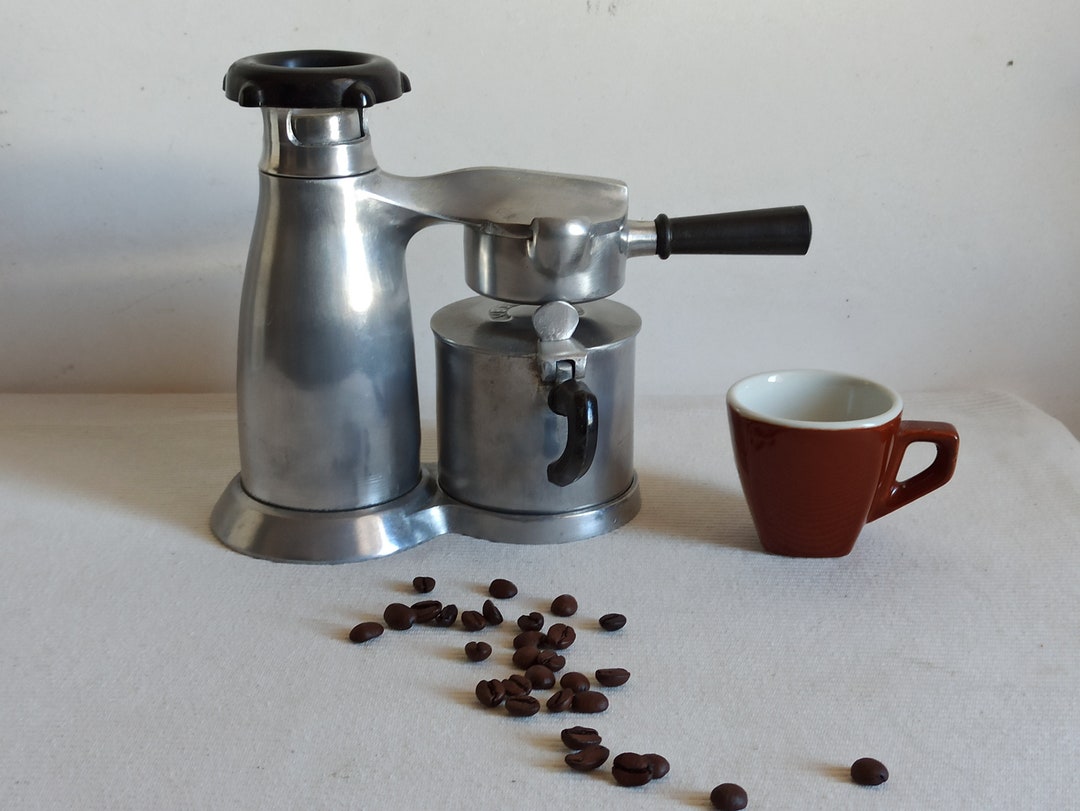 Old Vesuviana Coffee Maker, Italian Espresso Maker, Stovetop