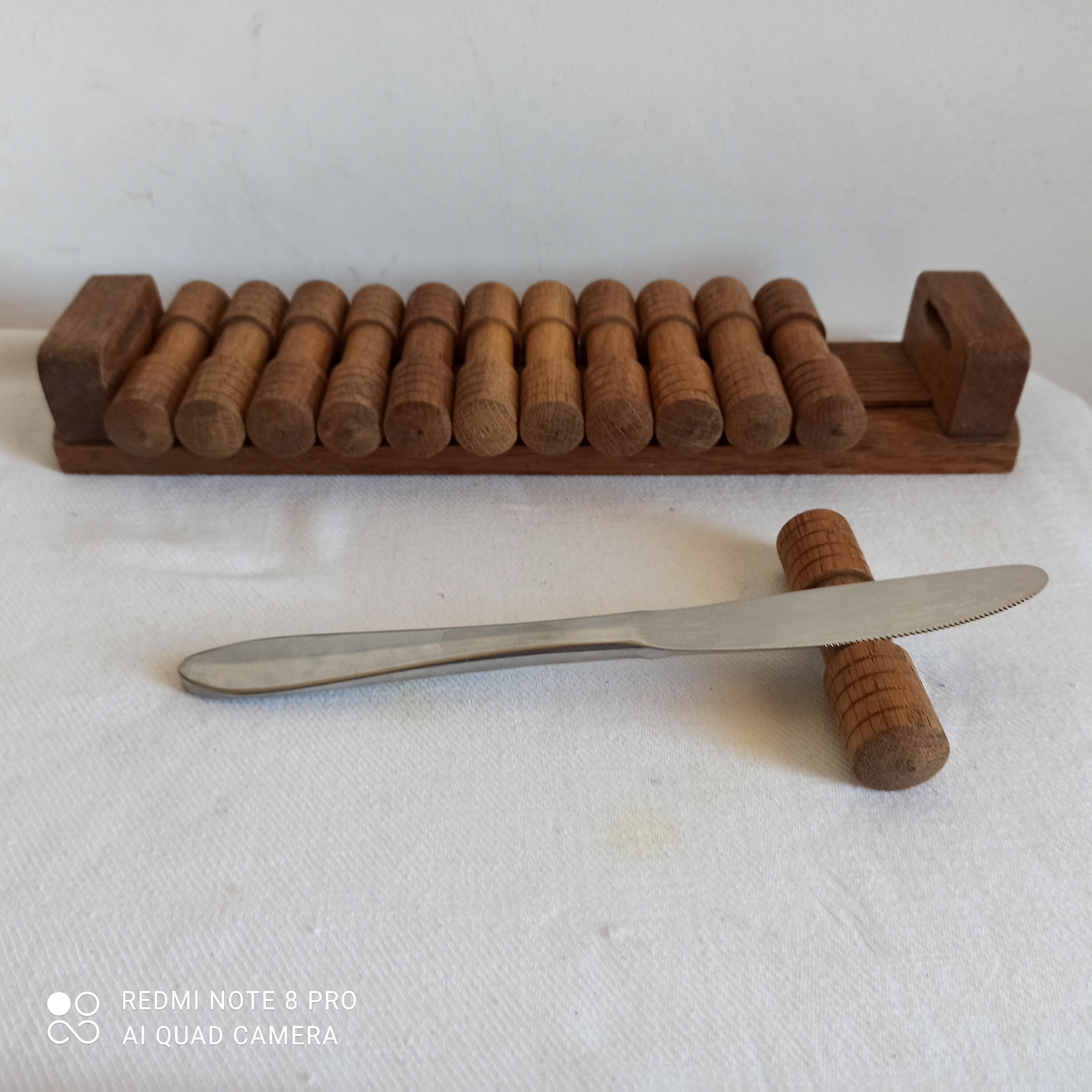Set of 12 knife rests made of wood around 1900 deco knife Etsy