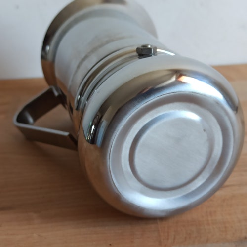 Vintage stovetop espresso maker, La Pratika by G.A.T. made in Italy