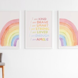 Kids Affirmation Wall Art / Playroom Decor, Playroom Wall Art, Kids Room Decor, Kids Wall Art, Kids Prints Digital and Poster Size