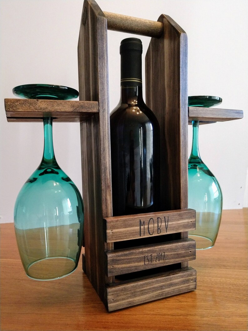 Wine Caddy Etsy