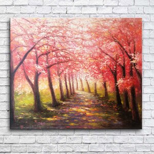 Landscape Oil Painting On Canvas Wall Art Picture For Home Decoration Handmade