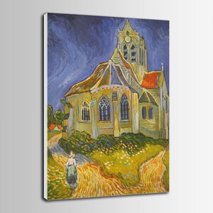 The Church at Auvers,Van Gogh Oil Painting Handmade Reproduction,Museum Quality