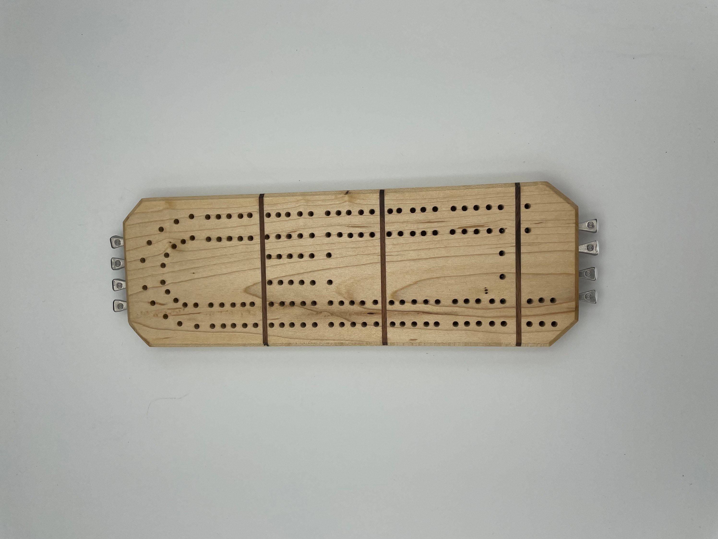 Maple Two Person Cribbage Board - Etsy