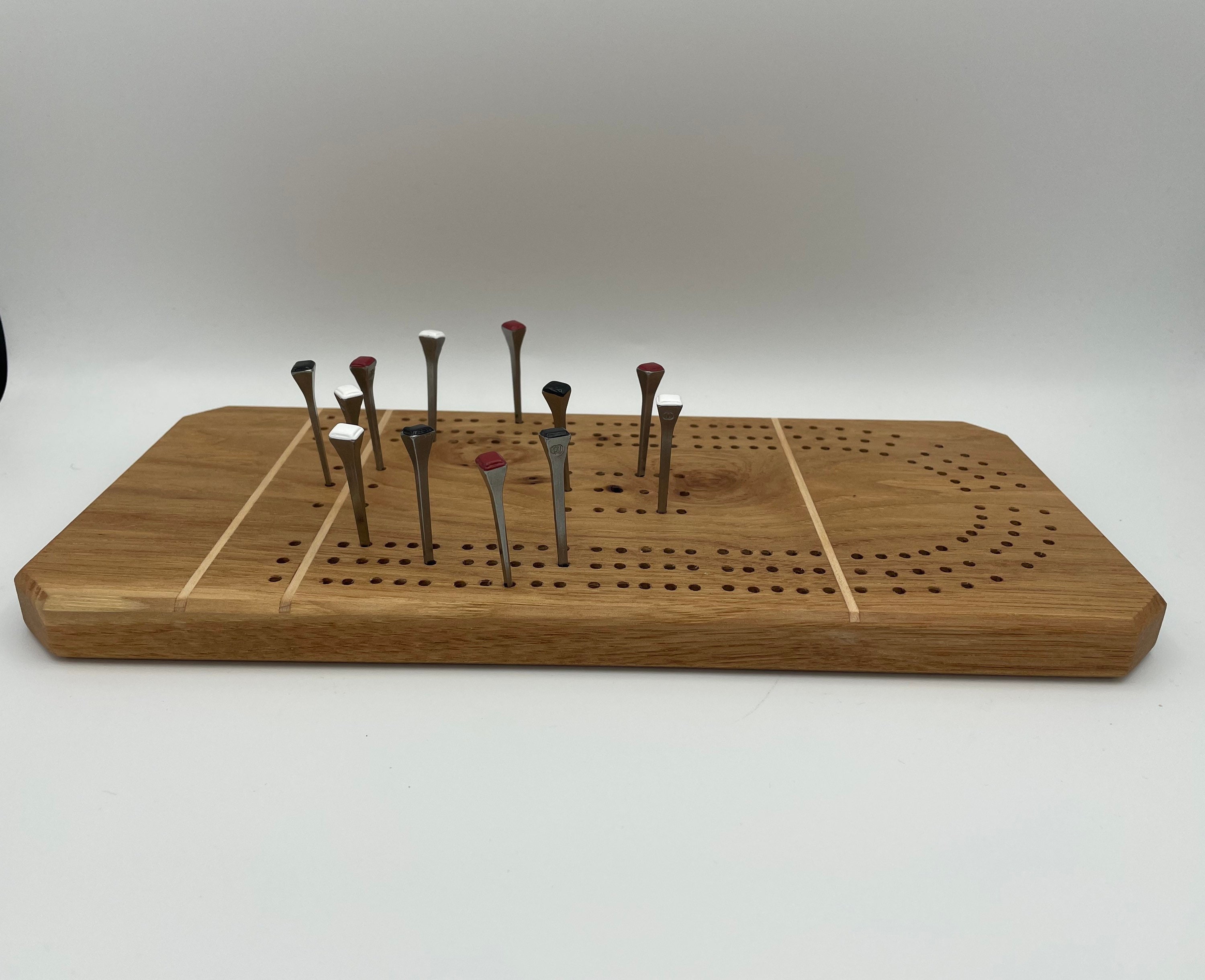 Hickory Three Run Cribbage Board Etsy