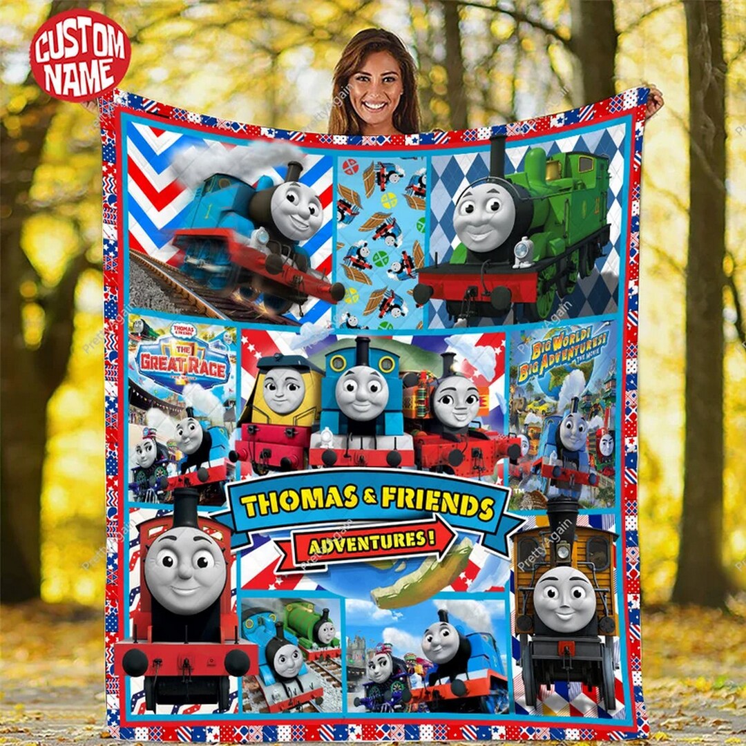 Custom Thomas and Friends Quilt Blanket Thomas and Friends Etsy