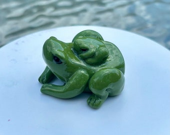 Mommy frog and baby // Daddy frog and baby // Frog and Baby