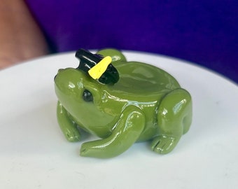 Graduation Frog figurine
