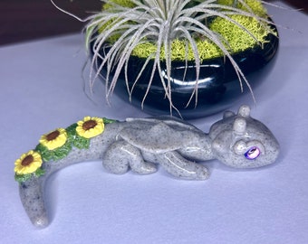 Sunflower dragon figurine
