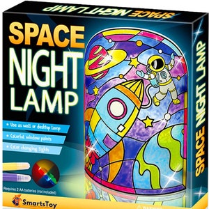 DIY Space Lamp Kit for Kids Creative Arts and Crafts for Boys and Girls, STEM Toys, Projects, Activity & Gift for Boys and Girls image 1