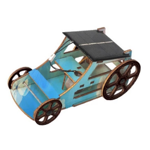 DIY Solar Car Building Kit- STEM Toy for Boys and Girls –
