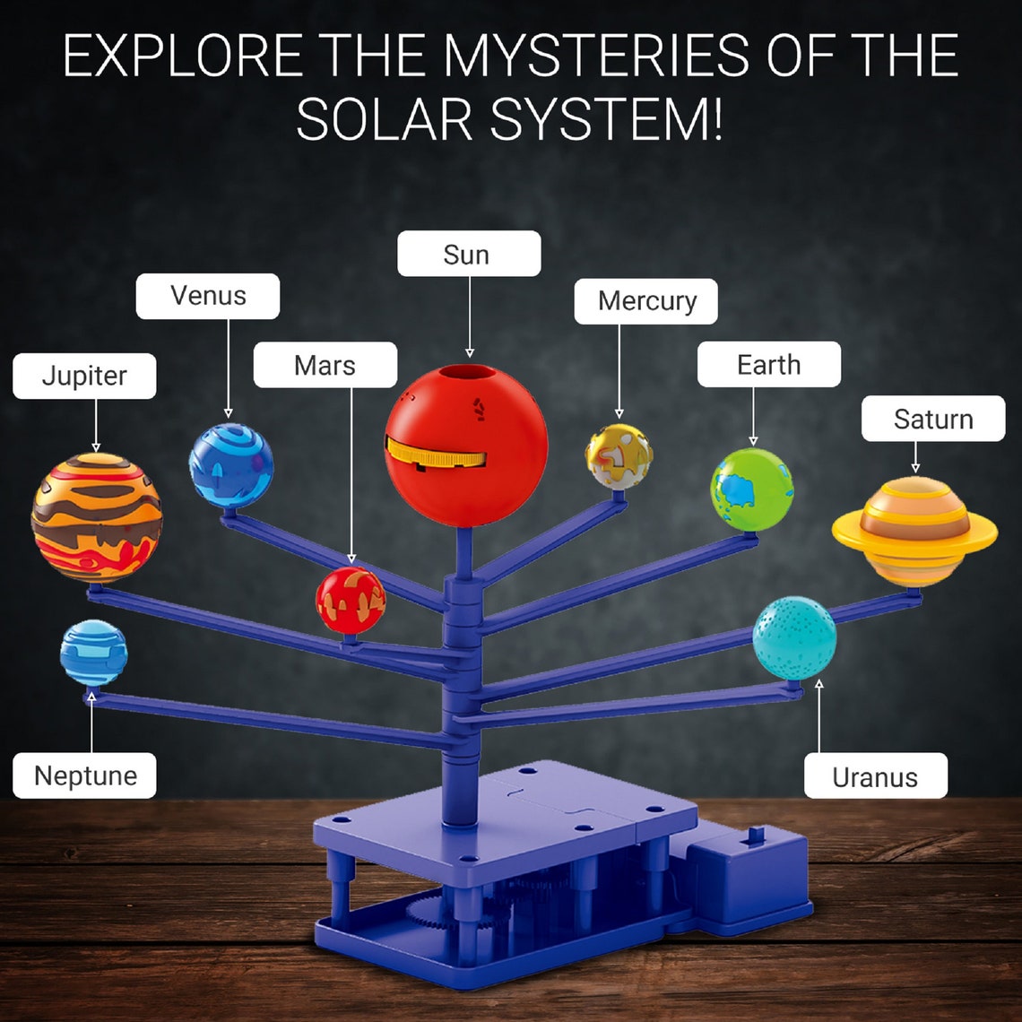 Solar System for Kids Kit Motorized Solar System Model With Etsy