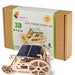 STEM Solar Car Toys – DIY Wooden Model Kits to Build for Boys and Girls - Educational Science Experiment Projects 3D Puzzles Inventor Kit 