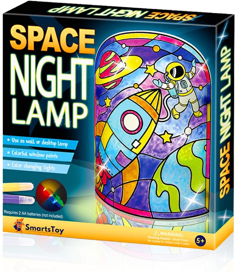 DIY Space Lamp Kit for Kids Creative Arts and Crafts for Boys and Girls, STEM Toys, Projects, Activity & Gift for Boys and Girls image 1