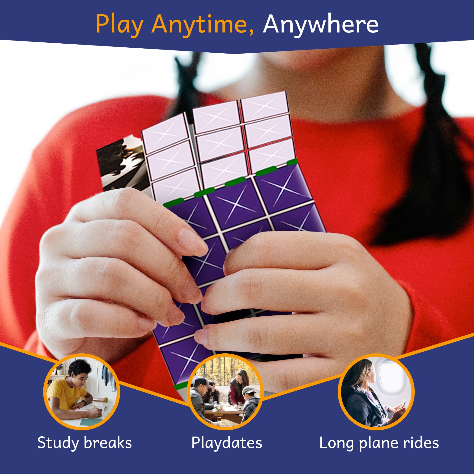 Puzzlefold Origami Kit Puzzle Games 100 Puzzles, 200 Sheets Brain