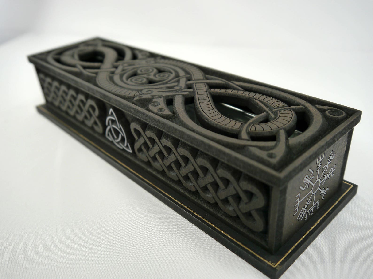 Incense Holder in Celtic Style // Incense Burner // Triquetra Etsy