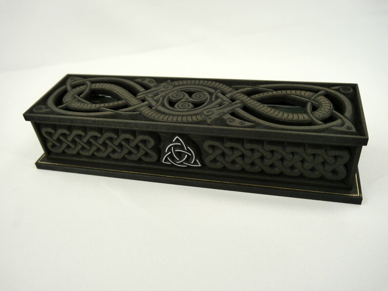 Incense Holder in Celtic Style // Incense Burner // Triquetra Etsy
