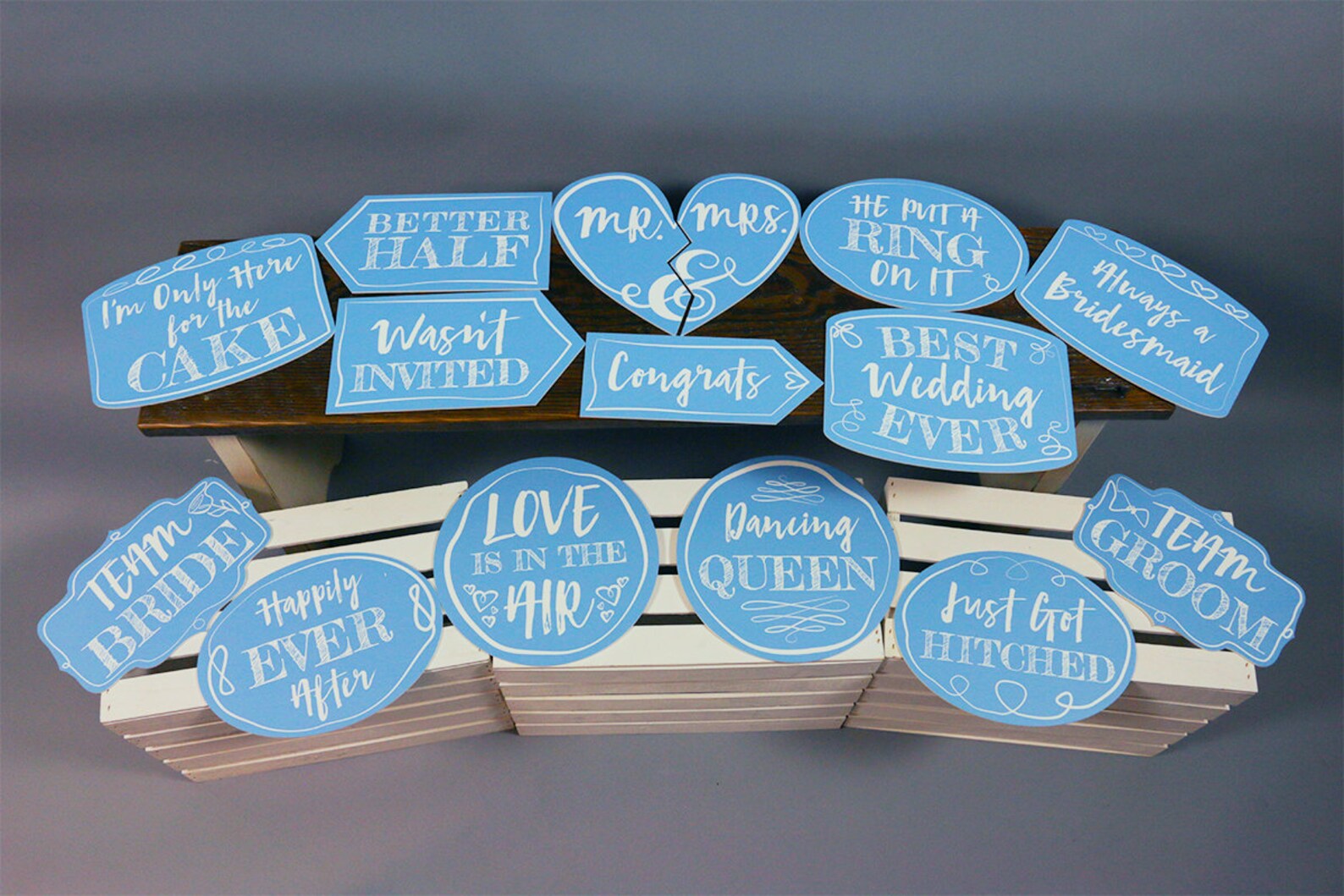 Whimsical Wedding Photo Booth Prop PVC Durable Etsy