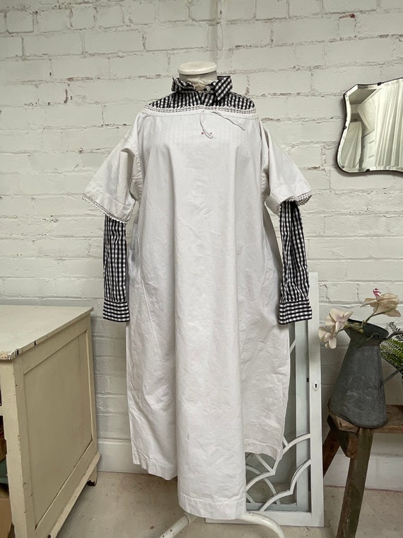 Antique French size M/ L chemise slip dress late … - image 6