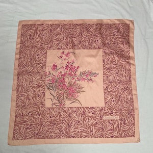 Vintage Christian Dior silk scarf large size fantastic quality 1970s era 77 cm by 78 cm