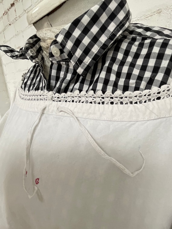 Antique French size M/ L chemise slip dress late … - image 7