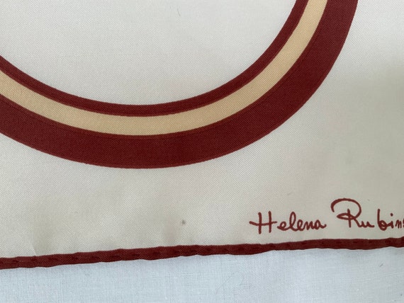 Helena Rubenstein Vintage silk scarf 1960s – 70s … - image 8