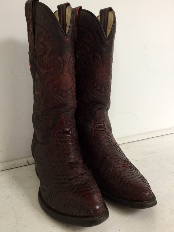 mexican snakeskin boots