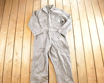 Vintage 1980s Sears Jumpsuit Size 42S / Vintage Coveralls / Vintage Jumpsuit / Vintage Workwear / Retro Workwear / One Piece