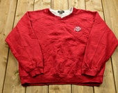 Vintage 1990s Ohio State University Collegiate Crewneck NCAA Sweatshirt Americana Sportswear Athleisure