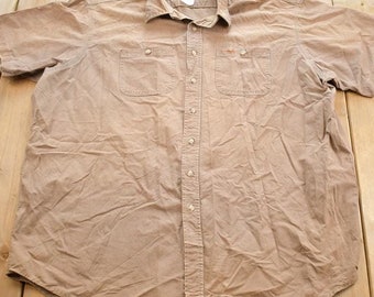 Vintage Y2K Carhartt Casual Button Up Work Shirt