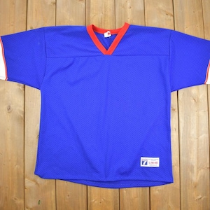 Vintage 1980s 7 Logo Plain Football Jersey