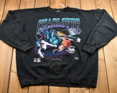 Vintage 1994 Charlotte Hornets Graphic Crewneck Sweatshirt NBA 90s Crewneck Made in USA Streetwear Athleisure Vintage Sportswear