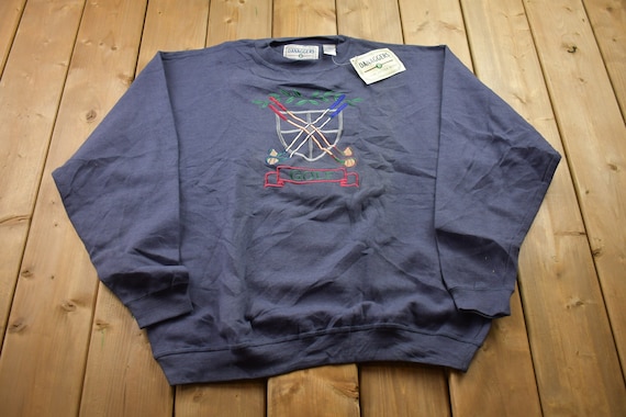 Vintage 1990s Brand New Danaggers Golf Crewneck Sweatshirt