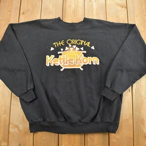 Vintage 1990s The Original Kettle Korn Crewneck Sweater / 90s Crewneck / Vintage Sweatshirt / Food & Drink / Tv And Movie Promo / Casual