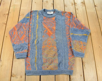 Vintage 90s Coogi Blues Sweater - Tagged Large - Etsy