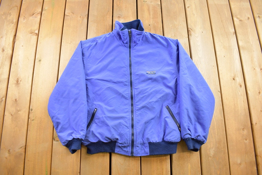 Vintage 1990s Eddie Bauer Fleece Lined Jacket / Outdoorsman