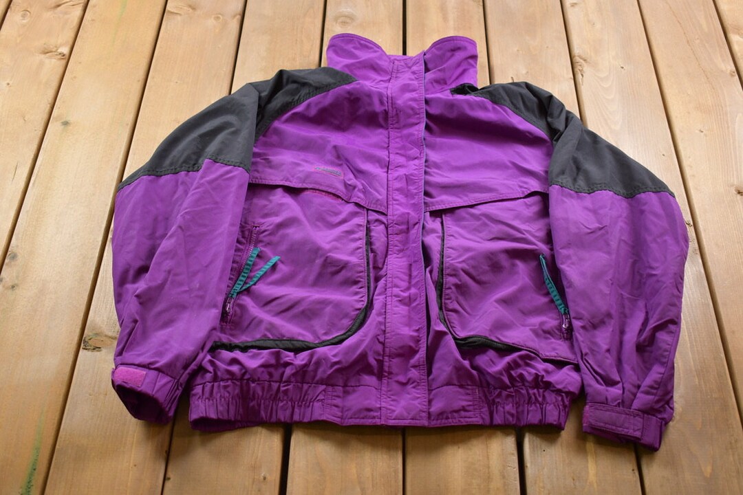 Vintage 1990s Purple Columbia Sportswear Womens Ski Jacket / Streetwear