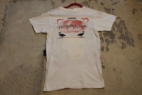 ヴィンテージ 1984 カルチャークラブ グラフィック バンド Tシャツ 