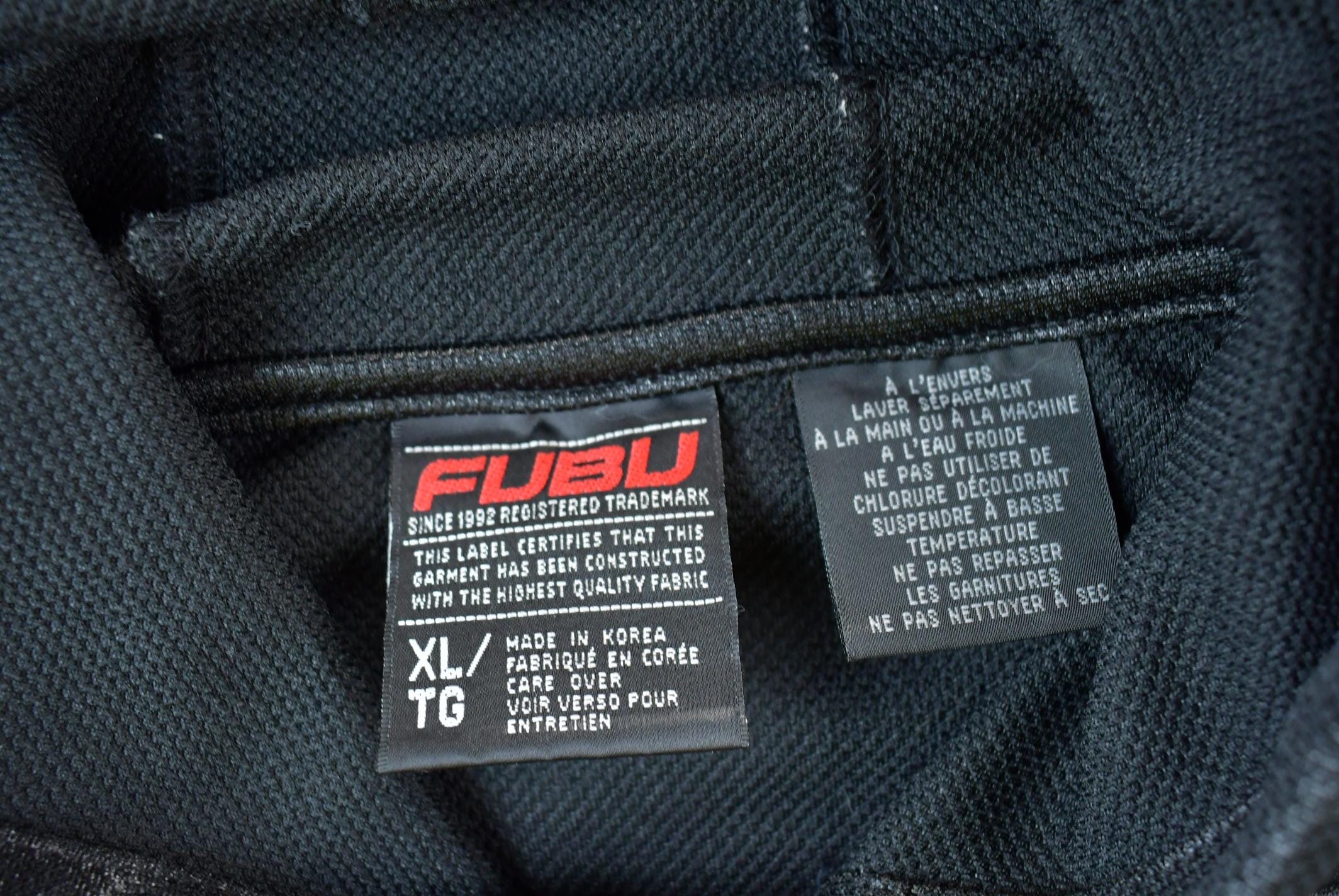 Vintage 1990s FUBU Toronto City Edition Embroidered Hoodie