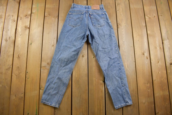 Vintage 1990s Levi's 550 Red Tab Blue Denim Jeans… - image 2