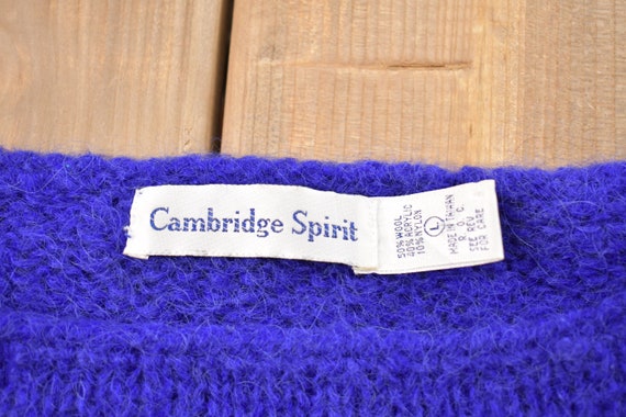 Vintage Knitted Cambridge Spirit Sweater / Vintag… - image 3