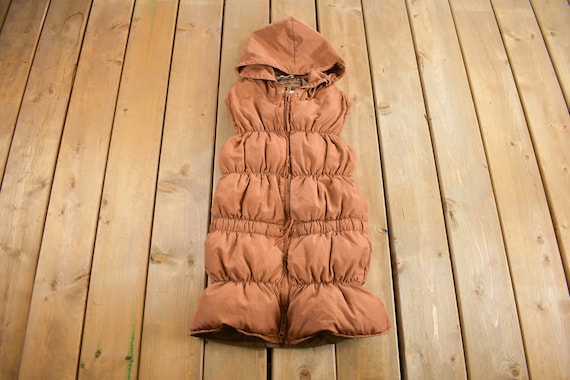 Vintage 1970s Eddie Bauer Goose Down Puffer Vest 70s Vest