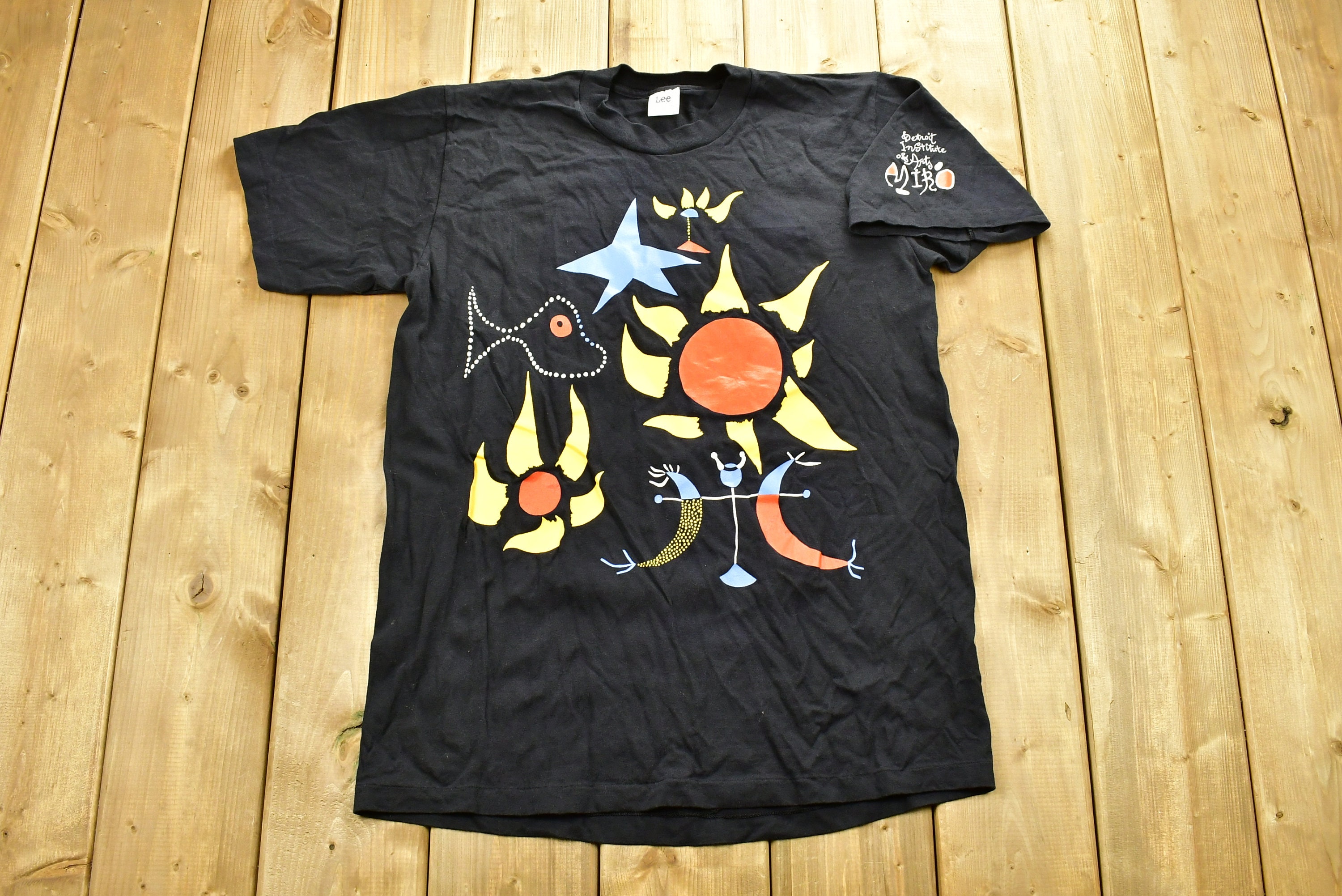 JOAN MIRO Tシャツ 1997 Vintage Succ Joan Miro 97/98 Art Production T Shirt/90s Art