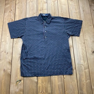 Vintage 90's Polo Ralph Lauren Button Up Shirt / Fine Cotton / 1990's Button Up / Vintage Ralph Lauren / Casual Wear / Golf Shirt