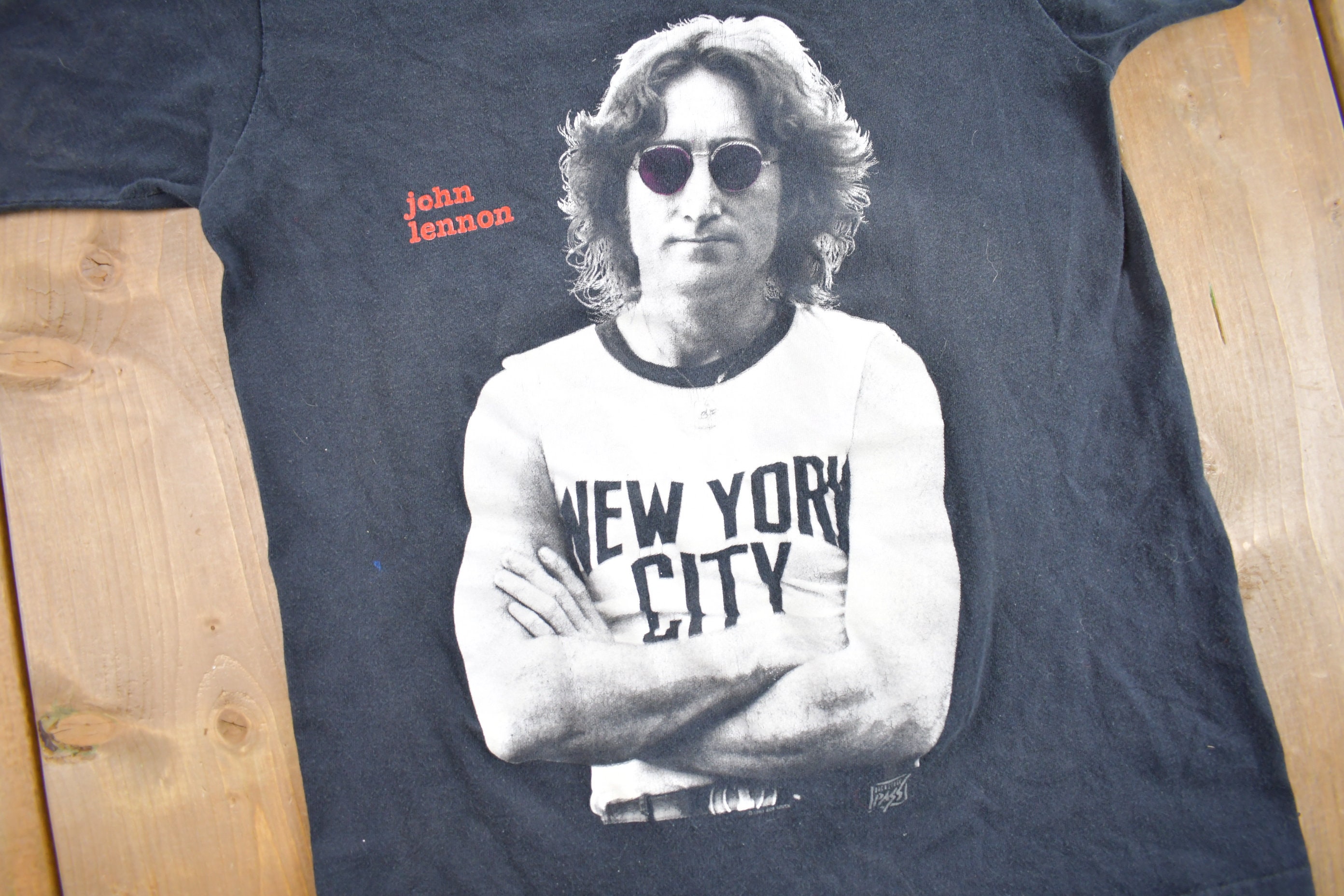 ジョンレノン　1989 Tシャツ 80s ステッドマン　USA製 ジョンレノン 1989 Tシャツ 80s ステッドマン USA製 タレントグッズ