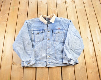 Vintage 1970s Sears Work Clothing Blanket Lined Denim Barn Vintage 1970s Sears Work Clothing Blanket Lined Denim Barn